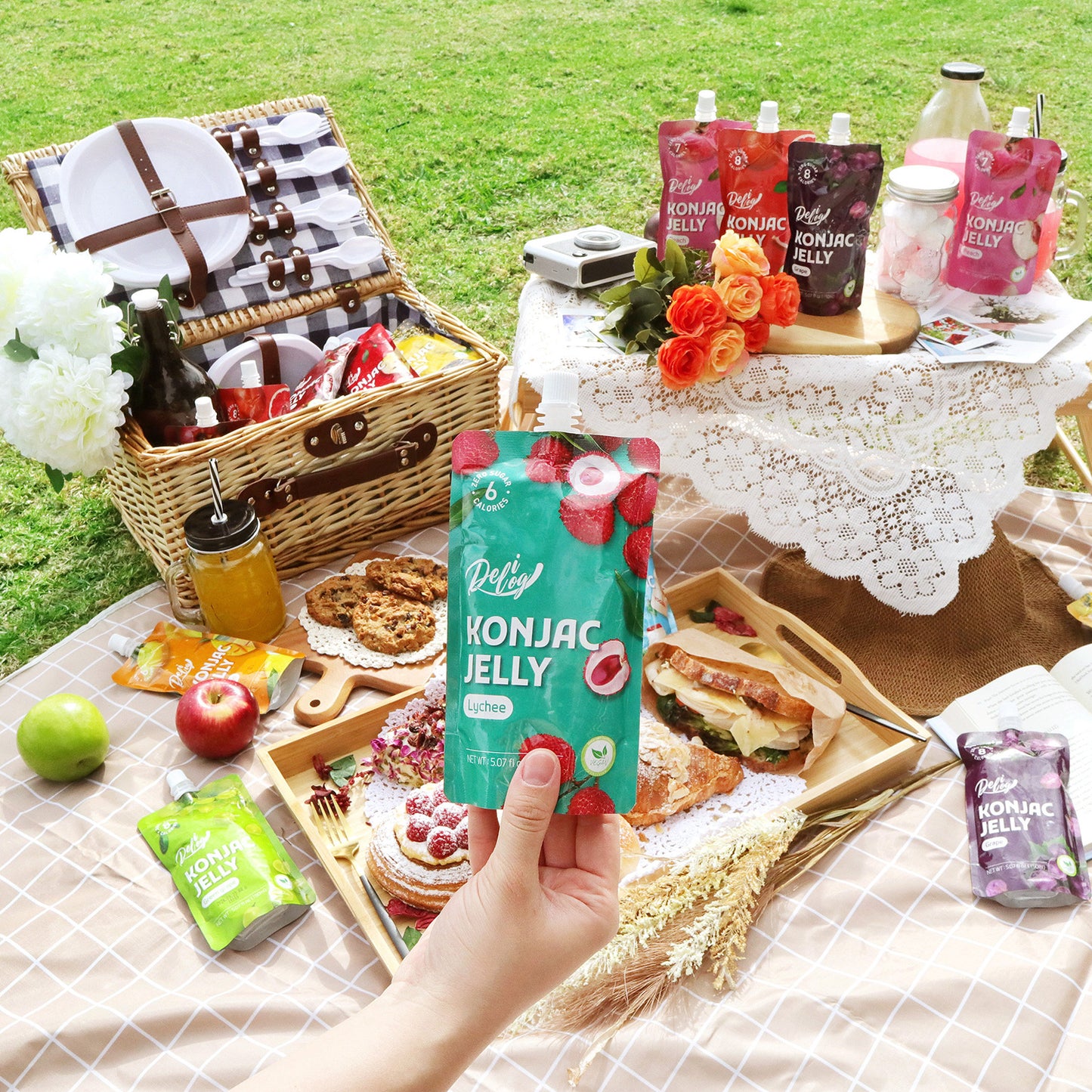 Delilog Konjac Jelly (Lychee) 150ml
