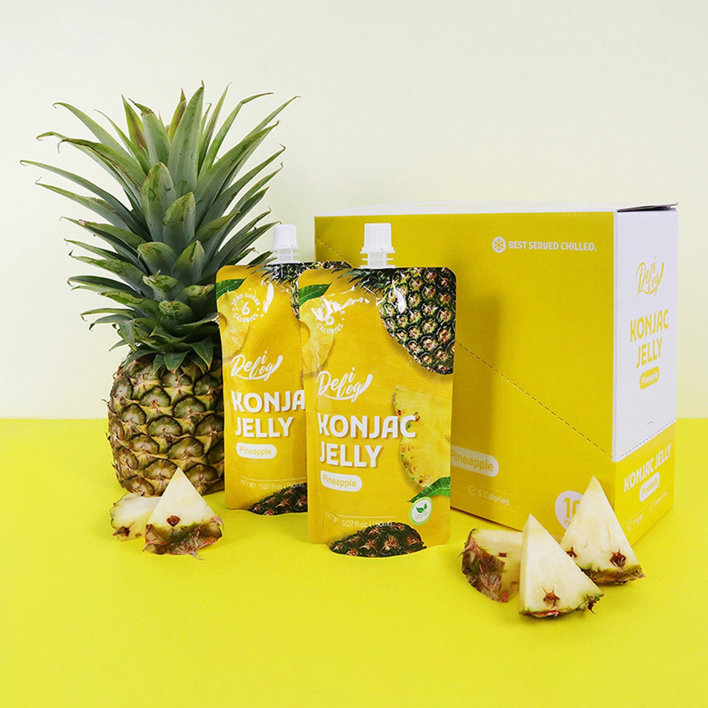 Delilog Konjac Jelly (Pineapple) 150ml