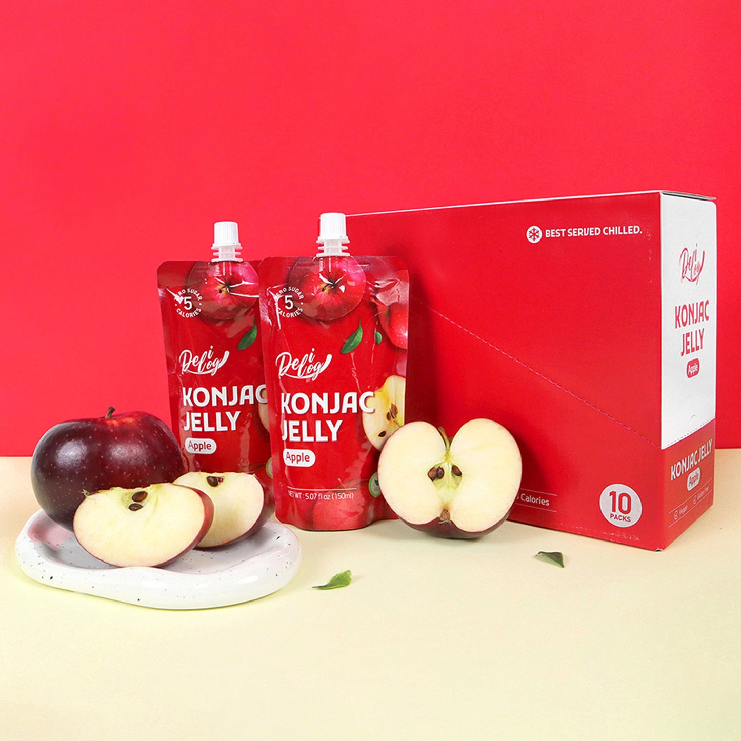 Delilog Konjac Jelly (Apple) 150ml