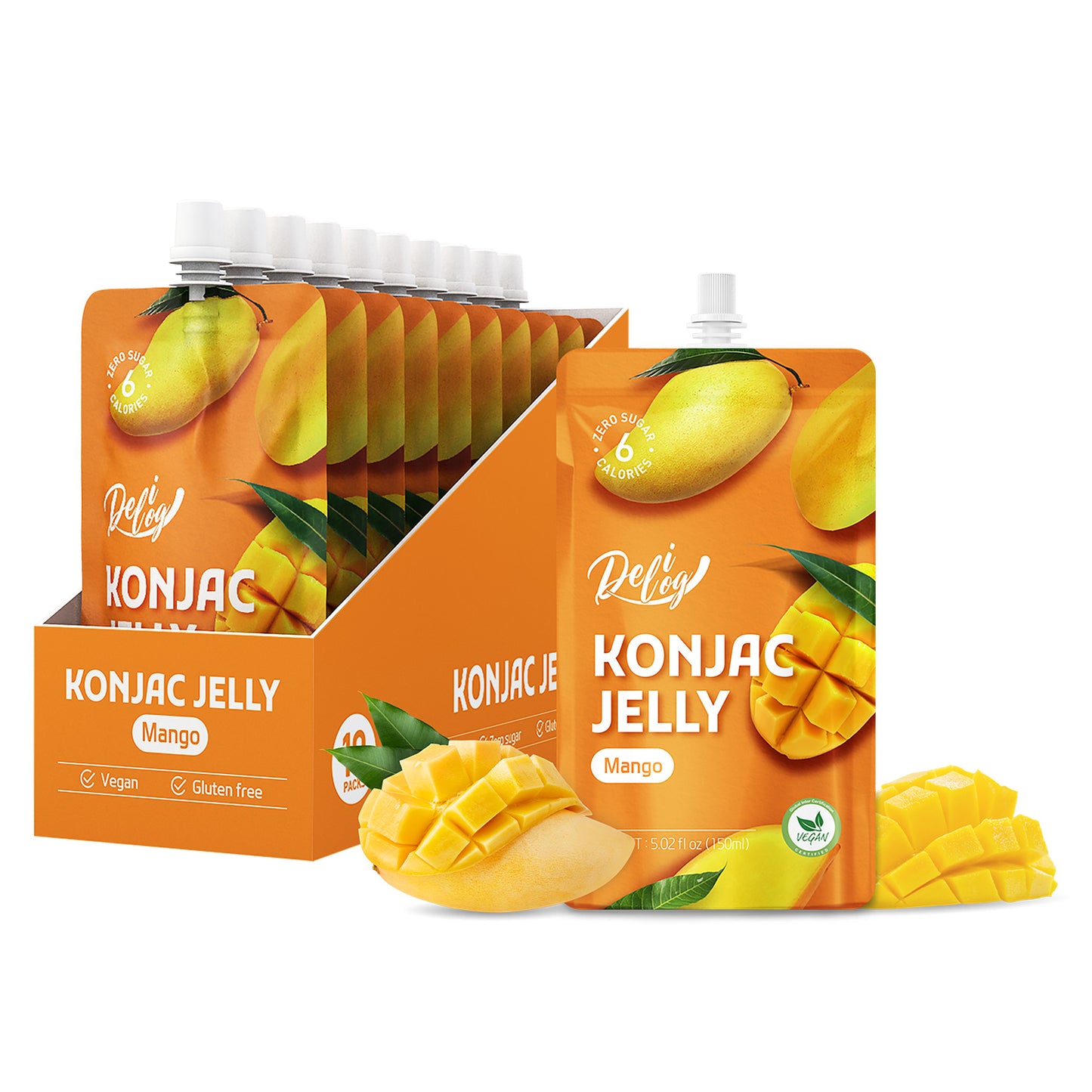 Delilog Konjac Jelly (Mango) 150ml