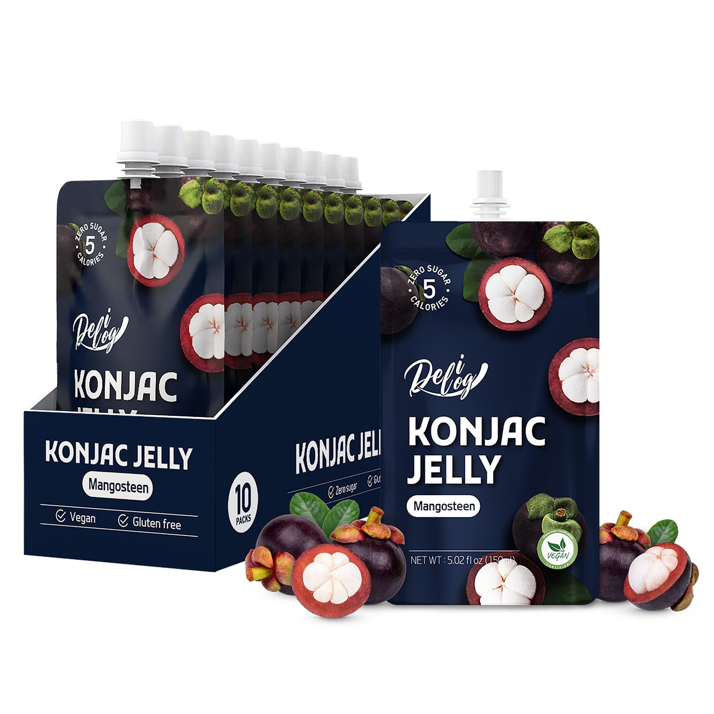 Delilog Konjac Jelly (Mangosteen) 150ml