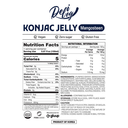 Delilog Konjac Jelly (Mangosteen) 150ml