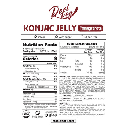 Delilog Konjac Jelly (Pomegranate) 150ml