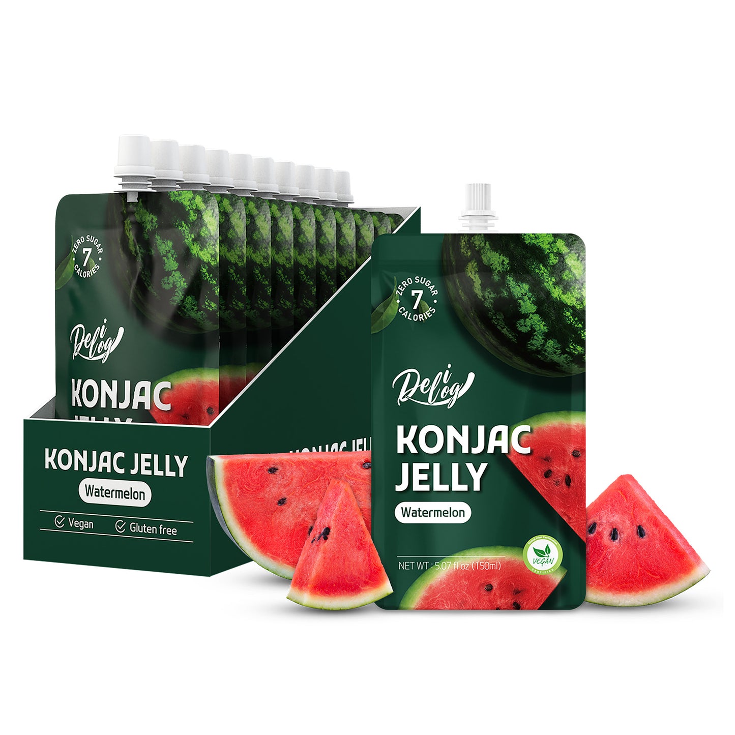 Delilog Konjac Jelly (Watermelon) 150ml