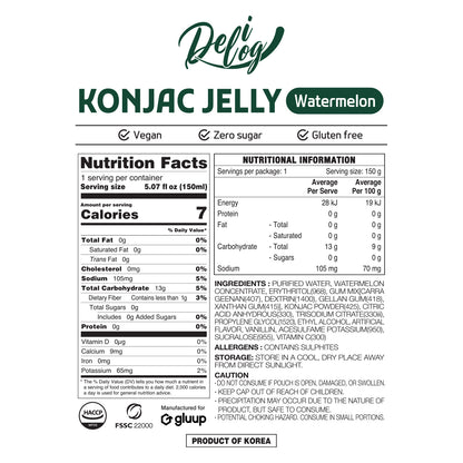 Delilog Konjac Jelly (Watermelon) 150ml